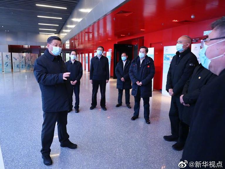習(xí)近平考察北京冬奧會、冬殘奧會籌辦工作